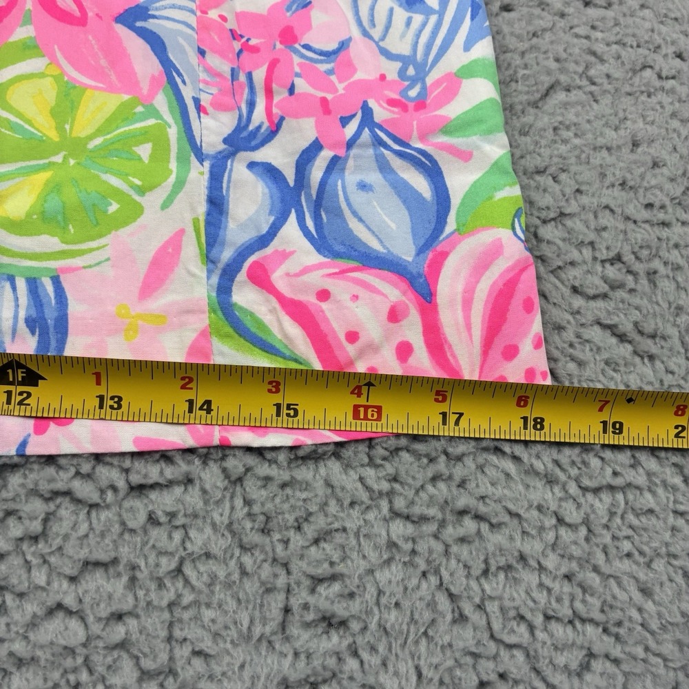 Lilly Pulitzer Steffi Stretch Dress Women's 12 Pink Floral Tropical Shift - Picture 7 of 14